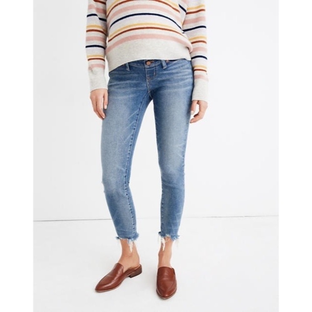 Madewell Maternity Side-Panel Skinny Jeans